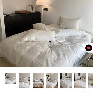 Luxurious White Duvet Cover for a Cozy Bedroom